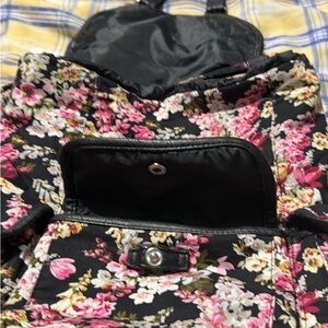 Candie's Black Backpack with Pink Logo